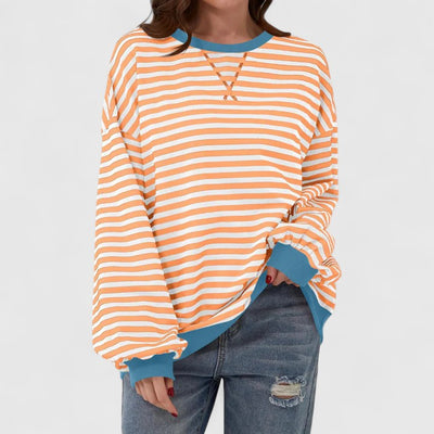 Kayli Lässiger Strickpullover