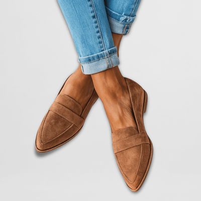 Helen Weiche Wildleder-Loafer