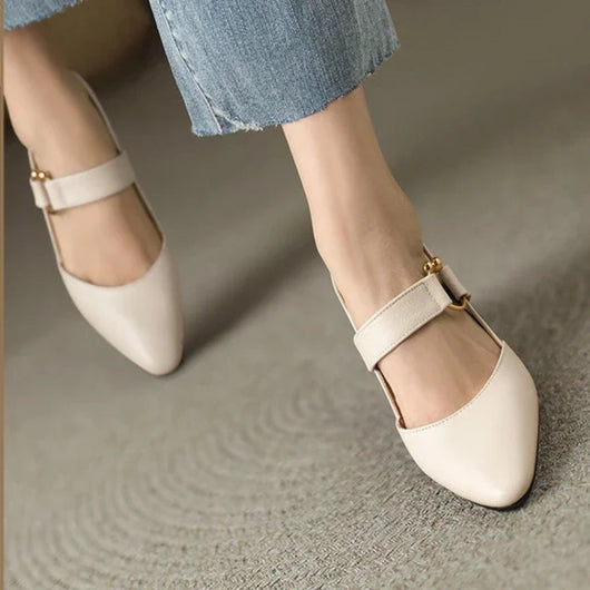 Hanna | Damen Mary Jane Pumps Mit Blockabsatz Und Fersenriemen