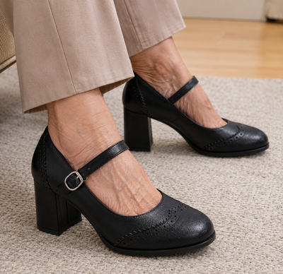 Kristenyah Mary Jane Pumps mit Blockabsatz