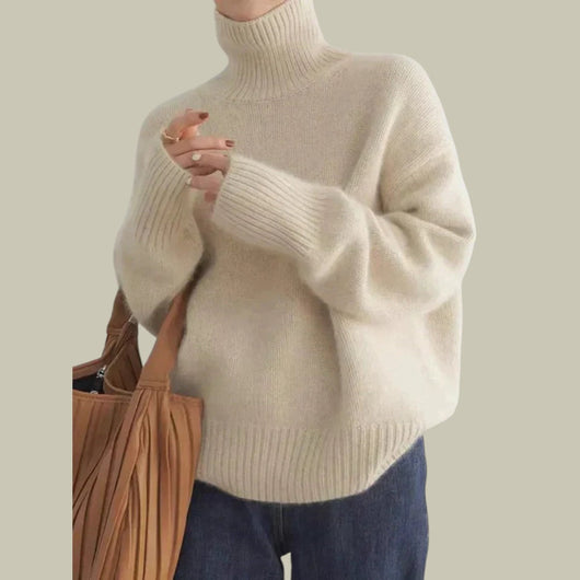 Martina | Damen Rollkragenpullover aus Merinowolle