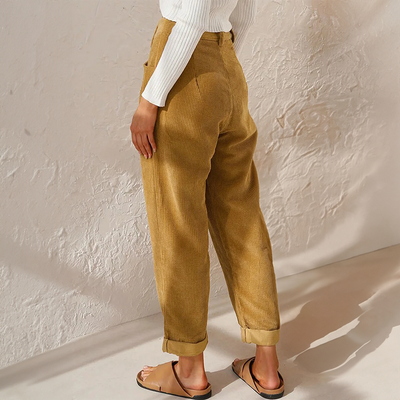 Stefanie | Damen High Waist Wide Leg Hose