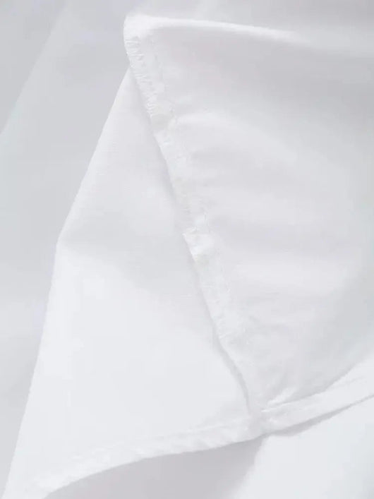Lauren | Elegantes weißes Midikleid