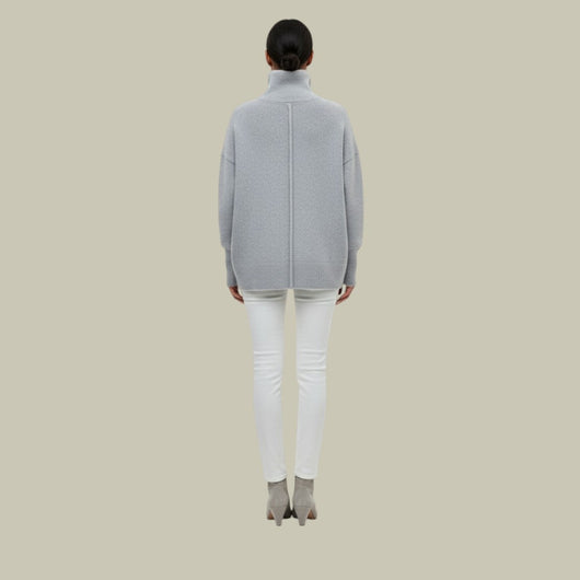 Stefanie | Locker Geschnittener Rollkragenpullover für Damen