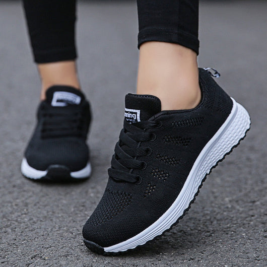 Emma | Damen Schnür Casual Walking Sneaker