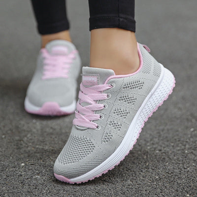 Emma | Damen Schnür Casual Walking Sneaker