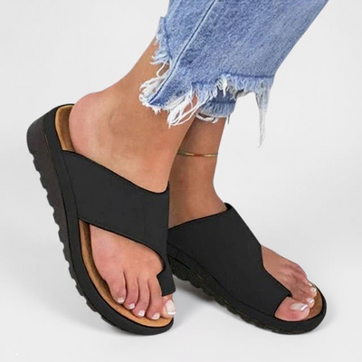 Karin | Damen Sommer Orthopädische Zehentrenner-Sandalen