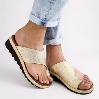 Karin | Damen Sommer Orthopädische Zehentrenner-Sandalen