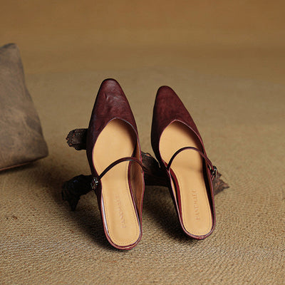 Tanja | Damen Slipper aus Echtem Leder