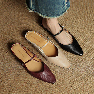 Tanja | Damen Slipper aus Echtem Leder