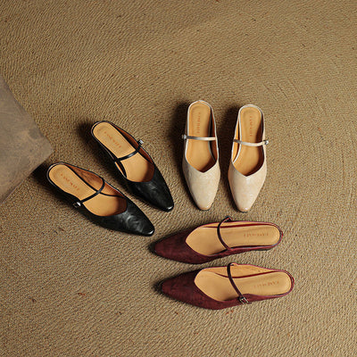 Tanja | Damen Slipper aus Echtem Leder