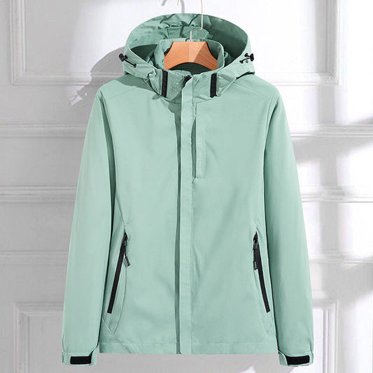 Angela | Damen funktionale Jacke mit Reißverschluss und Kapuze
