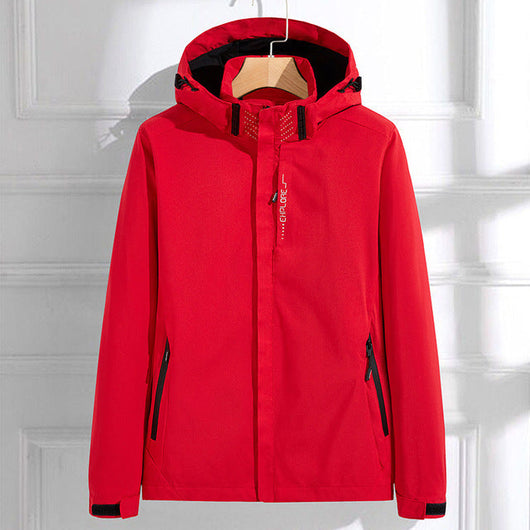 Angela | Damen funktionale Jacke mit Reißverschluss und Kapuze