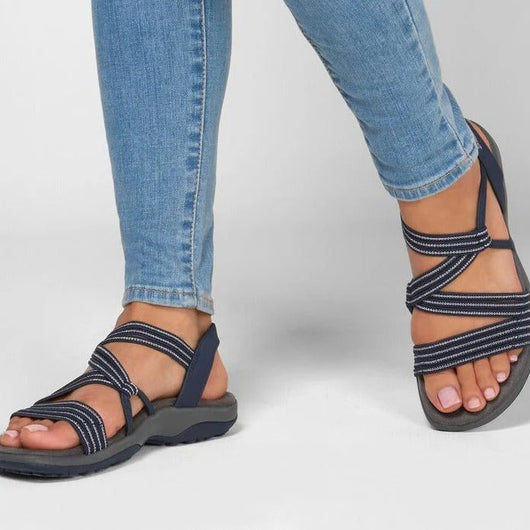 Klaus | Damen Frühlings Riemchen Outdoor Komfort Sandalen