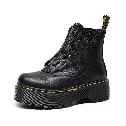 Franziska | Damen Modische Stiefeletten mit dicker Sohle