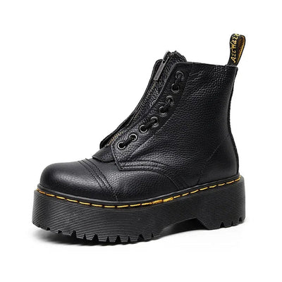Franziska | Damen Modische Stiefeletten mit dicker Sohle