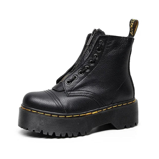 Franziska | Damen Modische Stiefeletten mit dicker Sohle