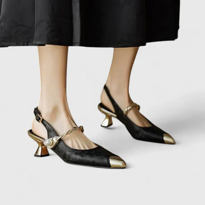 Seraphyane Pumps mit Perlendetail