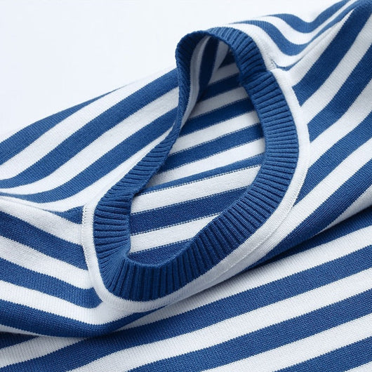 Felicia | Damen Lässiges Gestreiftes Langarmshirt