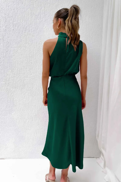 Doris | Damen Schickes Neckholder Abendkleid