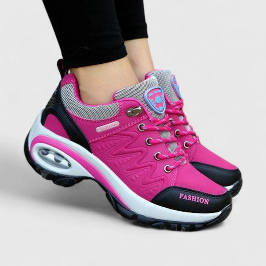 Leslie Bequeme Schnür-Sneaker