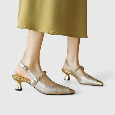 Seraphyane Pumps mit Perlendetail