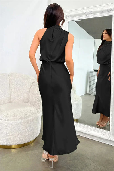 Doris | Damen Schickes Neckholder Abendkleid