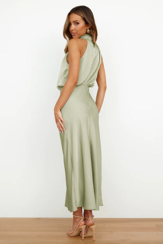Doris | Damen Schickes Neckholder Abendkleid