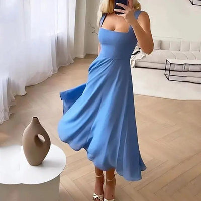 Riley | Ärmelloses Midikleid