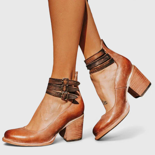 Janelis Elegante Pumps mit Blockabsatz