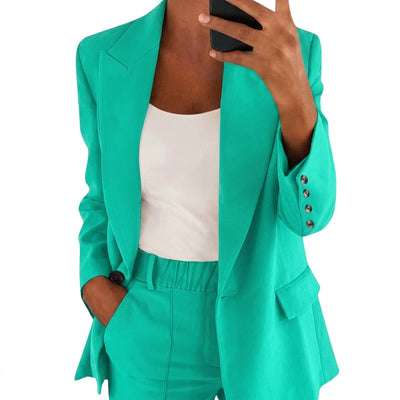 Amelie | Damen Tailliertes Business Anzug Set