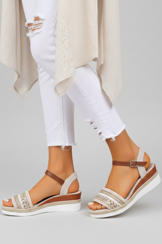 Katharina | Damen elegante Riemchensandalen für den Abend