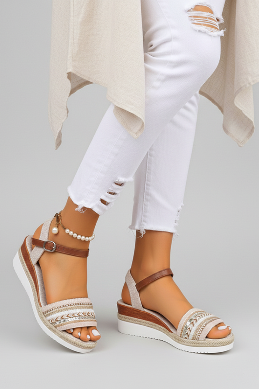 Katharina | Damen elegante Riemchensandalen für den Abend