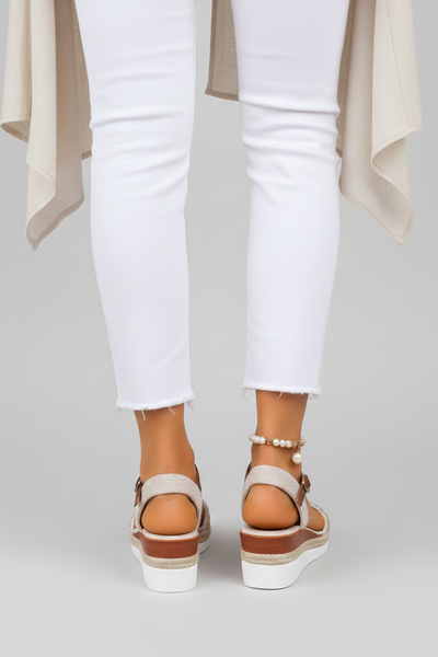 Katharina | Damen elegante Riemchensandalen für den Abend