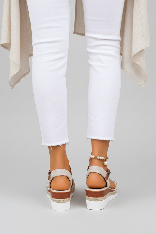 Katharina | Damen elegante Riemchensandalen für den Abend