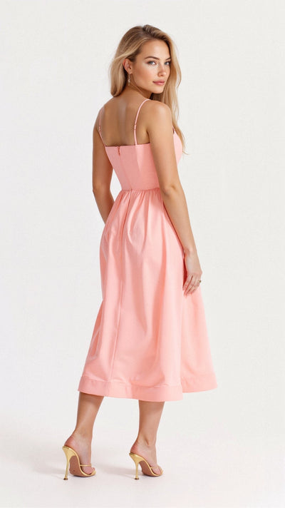 Regine | Damen A-Linien-Midikleid im Ascot-Stil