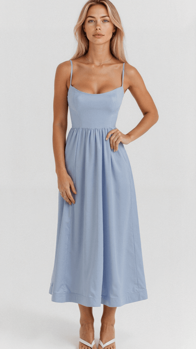 Regine | Damen A-Linien-Midikleid im Ascot-Stil
