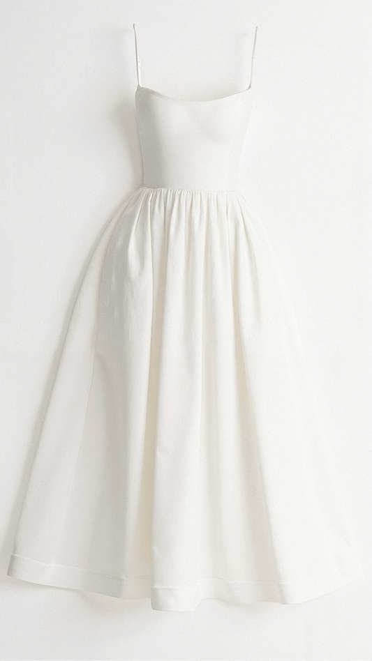 Regine | Damen A-Linien-Midikleid im Ascot-Stil
