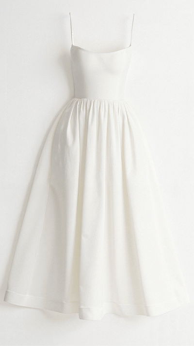 Regine | Damen A-Linien-Midikleid im Ascot-Stil