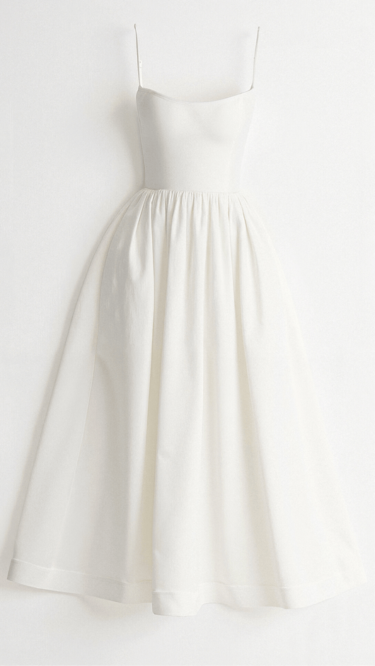 Regine | Damen A-Linien-Midikleid im Ascot-Stil