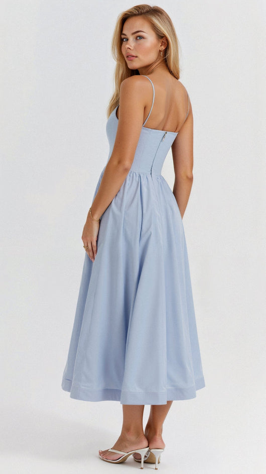 Regine | Damen A-Linien-Midikleid im Ascot-Stil