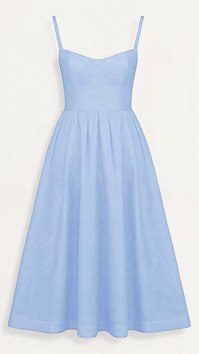 Regine | Damen A-Linien-Midikleid im Ascot-Stil