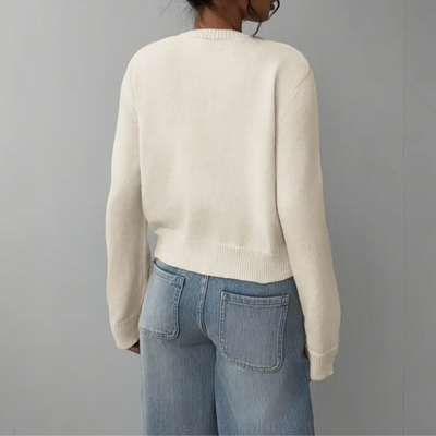 Bettina | Damen Frühlings Cardigan Mit Kragen Und Knöpfen