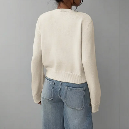 Bettina | Damen Frühlings Cardigan Mit Kragen Und Knöpfen