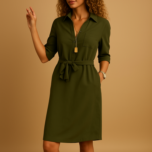 Johanna | Damen Midi-Kleid für den Alltag