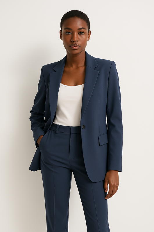 Martina | Damen Hosenanzug Set mit geradem Bein