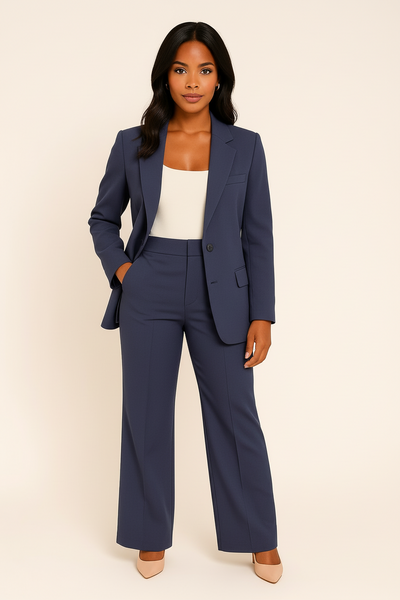Maria | Damen Hosenanzug-Set in Taillierter Passform