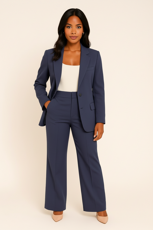 Maria | Damen Hosenanzug-Set in Taillierter Passform
