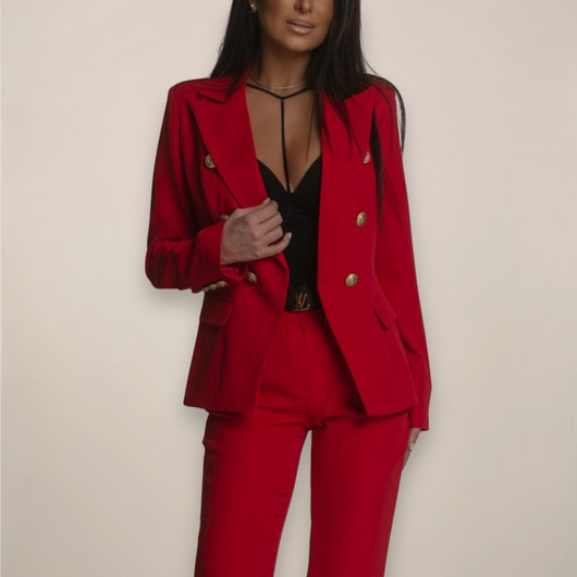 Katharina | Damen Maßgeschneidertes Blazer-Hosen Set