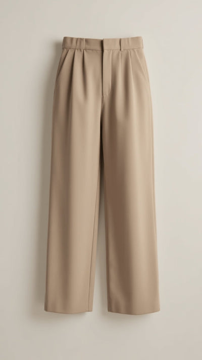 Gabriela | Damen Frühjahrs Hochtaillierte Weite Hose